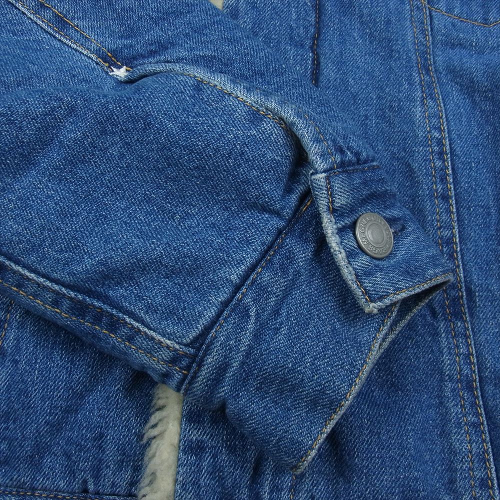 Rags McGREGOR ラグスマックレガー 211137601 3rd TRUCKER BOA JACKET サード トラッカー デニム ボア ジャケット インディゴブルー系 M【中古】