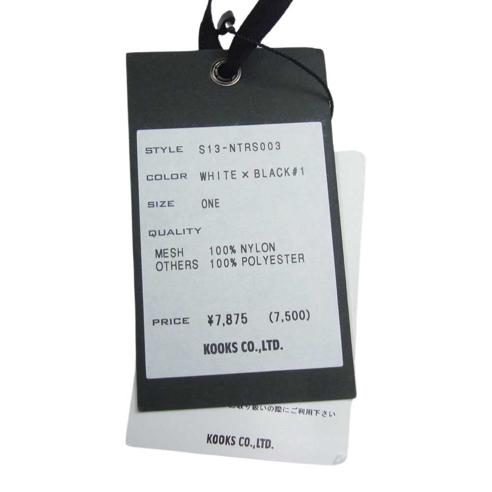 NUMBER(N)INE ナンバーナイン スパンコール リップ ＆ タン メッシュ キャップ ブラック系 OS【中古】