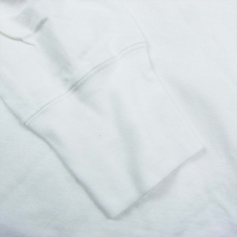 LOOPWHEELER ループウィラー ボーダー 長袖 Tシャツ ホワイト系 M【中古】