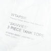 WTAPS ダブルタップス GWDT-UWM02 SKIVVIES TANK ３ PIECE TANK TOPS パック タンクトップ ホワイト Mサイズ ホワイト系 M【新古品】【未使用】【中古】