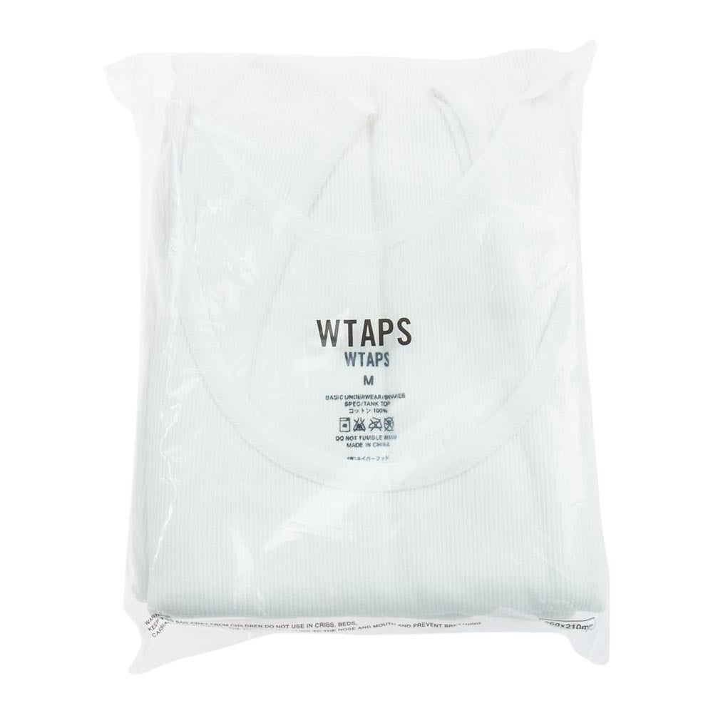 WTAPS ダブルタップス 161MYDT-UWM02 SKIVVIES TANK ３ PIECE TANK TOPS パック タンクトップ ホワイト Mサイズ ホワイト系 M【新古品】【未使用】【中古】