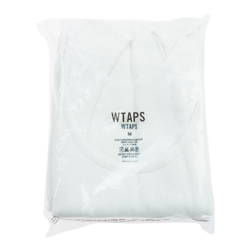 WTAPS ダブルタップス 161MYDT-UWM02 SKIVVIES TANK ３ PIECE TANK TOPS パック タンクトップ ホワイト Mサイズ ホワイト系 M【新古品】【未使用】【中古】