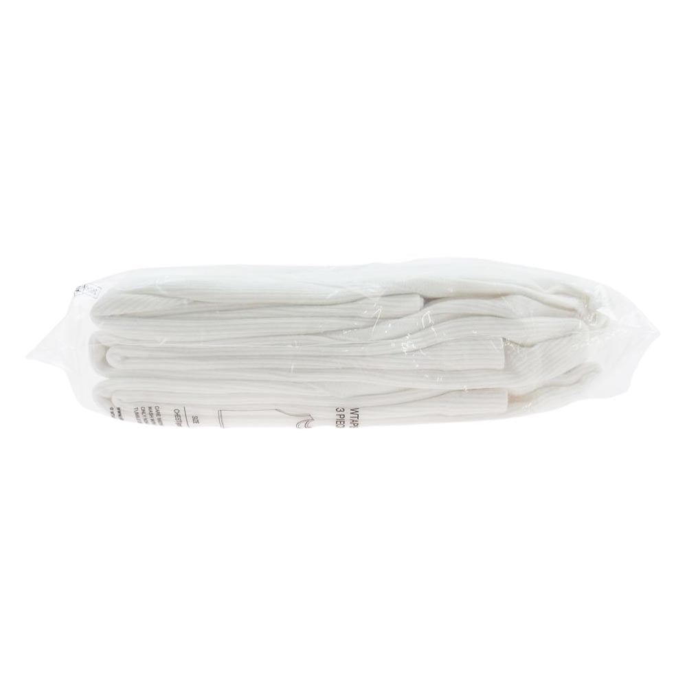 WTAPS ダブルタップス 161MYDT-UWM02 SKIVVIES TANK ３ PIECE TANK TOPS パック タンクトップ ホワイト Mサイズ ホワイト系 M【新古品】【未使用】【中古】