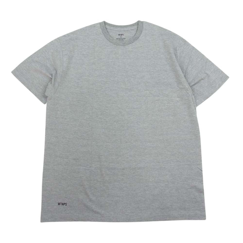 WTAPS ダブルタップス 161MYDT-UWM08 SKIVVIES TEE ３ PIECE CREW NECK T-SHIRTS パック Tシャツ クルーネック グレー Sサイズ グレー系 S【新古品】【未使用】【中古】