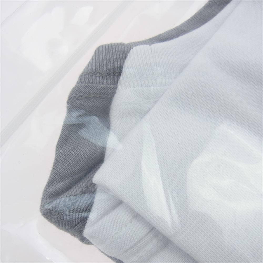 THE NORTH FACE ノースフェイス NT3515N COOLMAX Pack Tee 2Pair クールマックス パックTシャツ グレー グレー系 ホワイト系 M【新古品】【未使用】【中古】