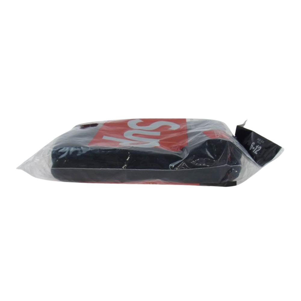 Supreme シュプリーム Hanes ヘインズ 4PAIRS CUSHION CREW SOCKS 4足セット 靴下 クルーソックス ブラック ブラック系 6-12【新古品】【未使用】【中古】
