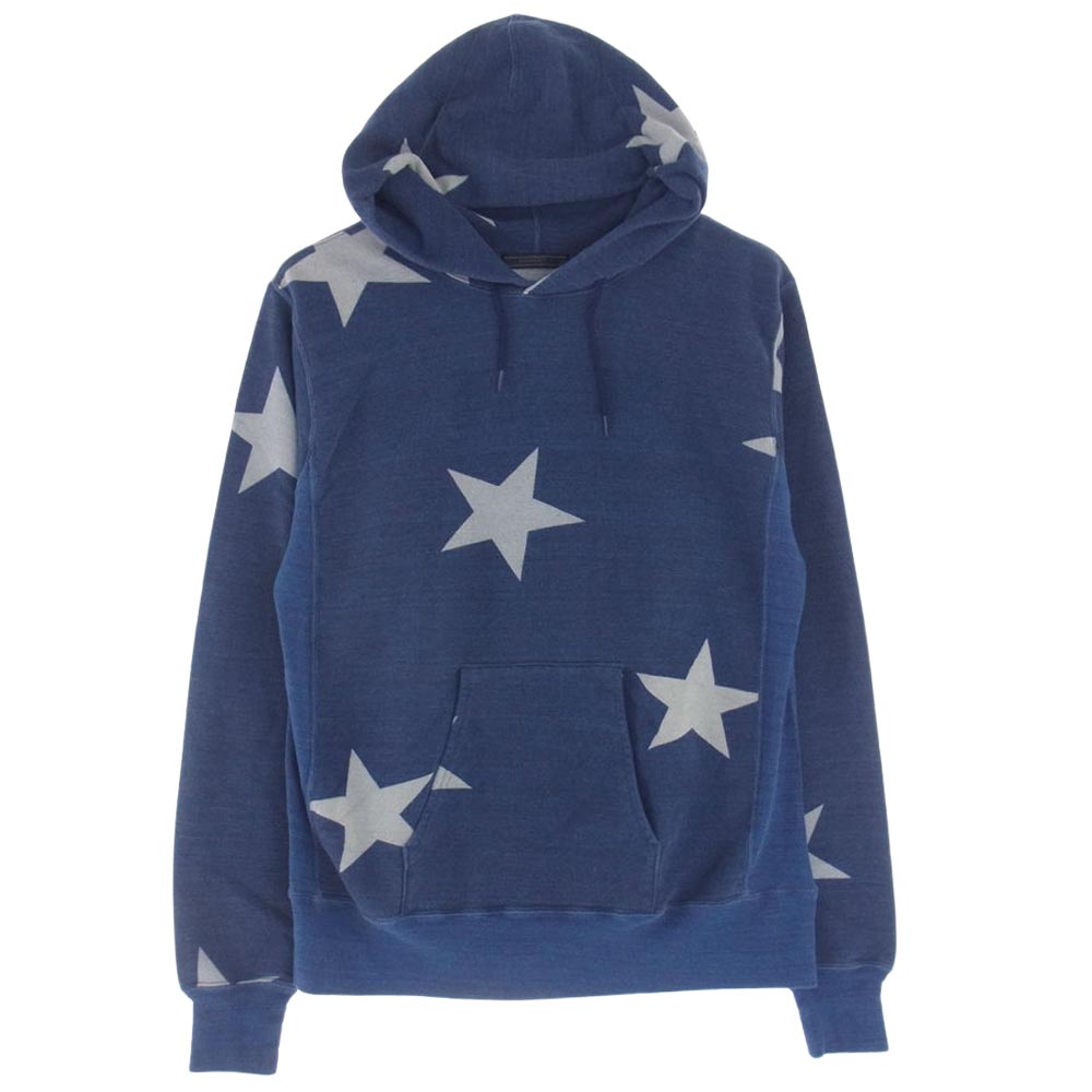 SOPH ソフ SOPH-156060 インディゴ スター パーカー インディゴブルー系 M【中古】