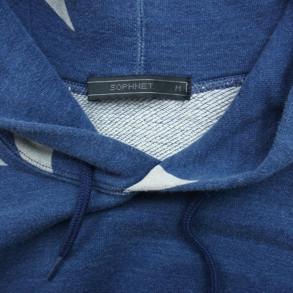 SOPH ソフ SOPH-156060 インディゴ スター パーカー インディゴブルー系 M【中古】