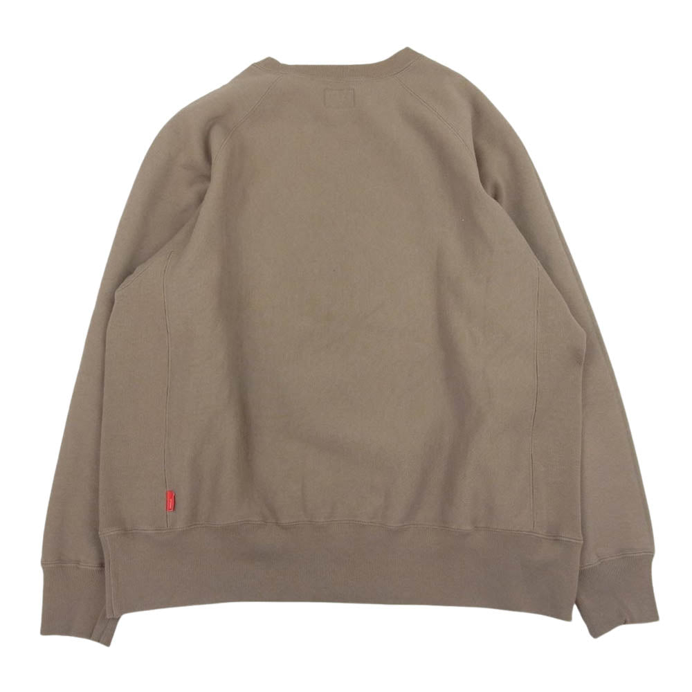 WTAPS ダブルタップス 17AW 172ATDT-CSM07 DESIGN CREW NECK SWEAT SHIRT クルーネック スウェット ブラウン系 M【中古】