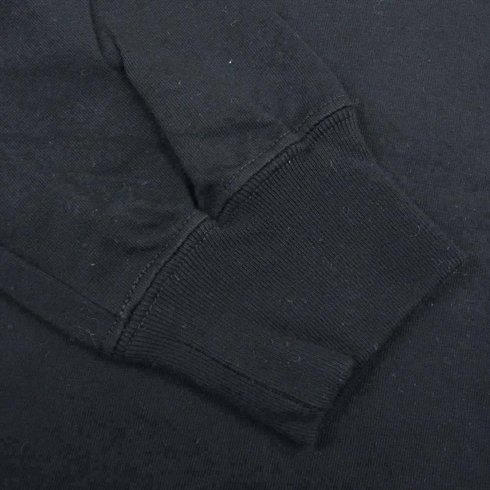 NEIGHBORHOOD ネイバーフッド ロゴ プリント クルーネック 長袖 Tシャツ ブラック系 M【中古】