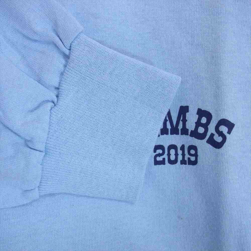 NEIGHBORHOOD ネイバーフッド 18AW 182LBFRN-LTM01S × Fragment Design フラグメントデザイン SLUMBERS C-TEE LS 長袖 Tシャツ ライトブルー系 M【中古】