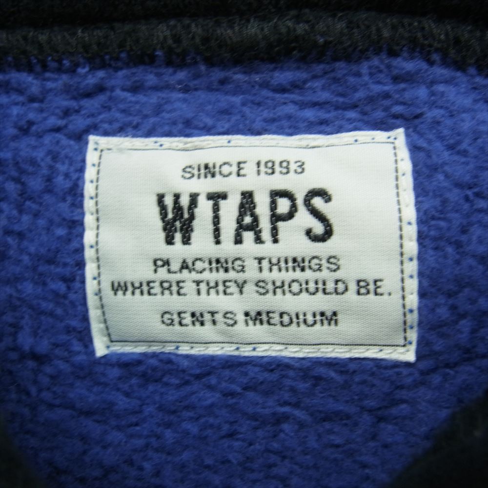 WTAPS ダブルタップス 14AW 142ATFRD-CSM02S × FRAGMENT × THE POOL AOYAMA DESIGN HOODIE フーディー パーカー ブラック系 ブルー系 M【中古】