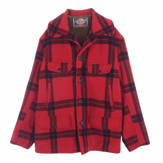 カーターズ ウール チェック ジャケット レッド系【中古】