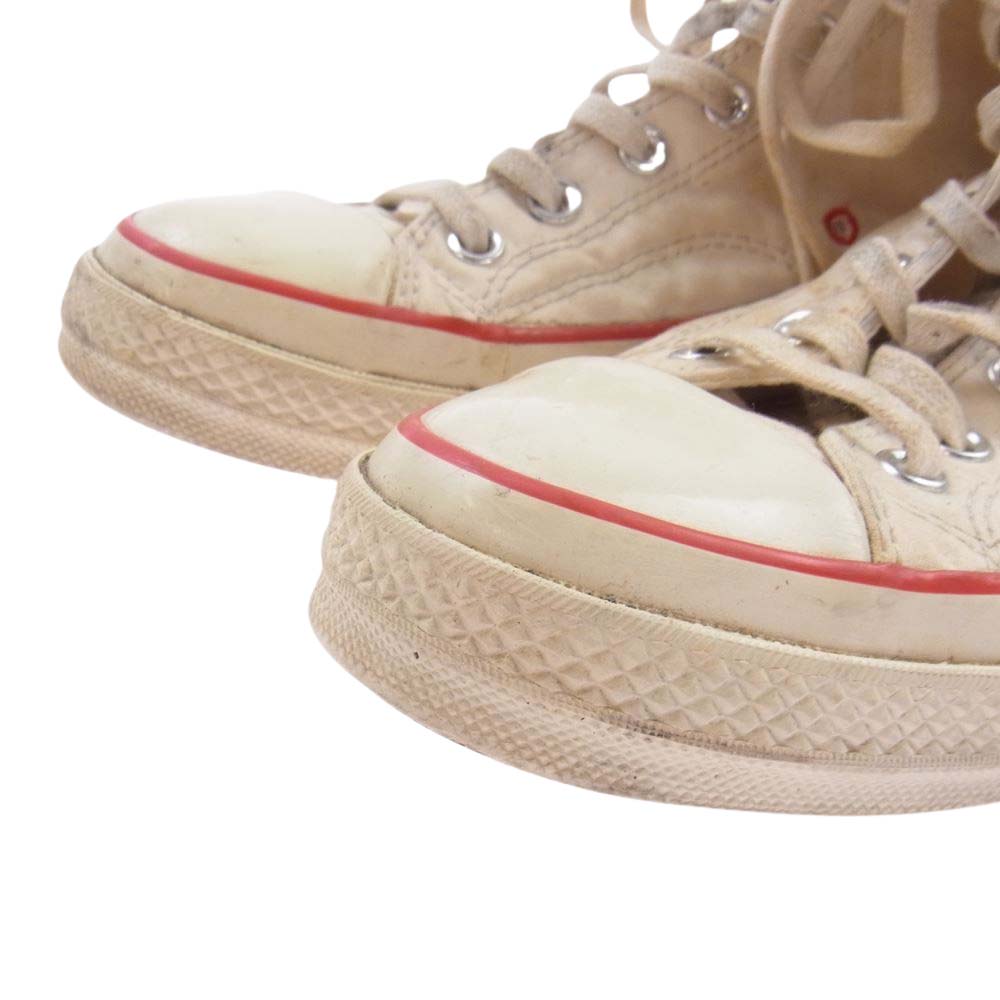 Nigel Cabourn ナイジェルケーボン 143887C × CONVERSE コンバース Chuck Taylor All Star 1970 チャックテイラー オールスター ベンタイル スニーカー ホワイト系 29cm【中古】
