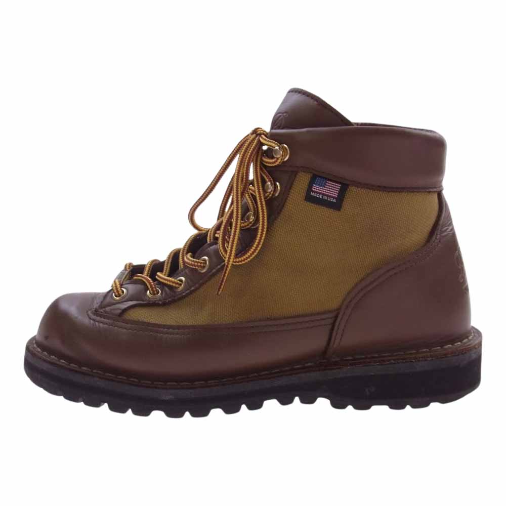 Danner ダナー 30440 USA 米国 白タグ DANNER LIGHT ダナーライト GORE-TEX ゴアテックス マウンテン トレッキングブーツ ブラウン系 UK7【中古】