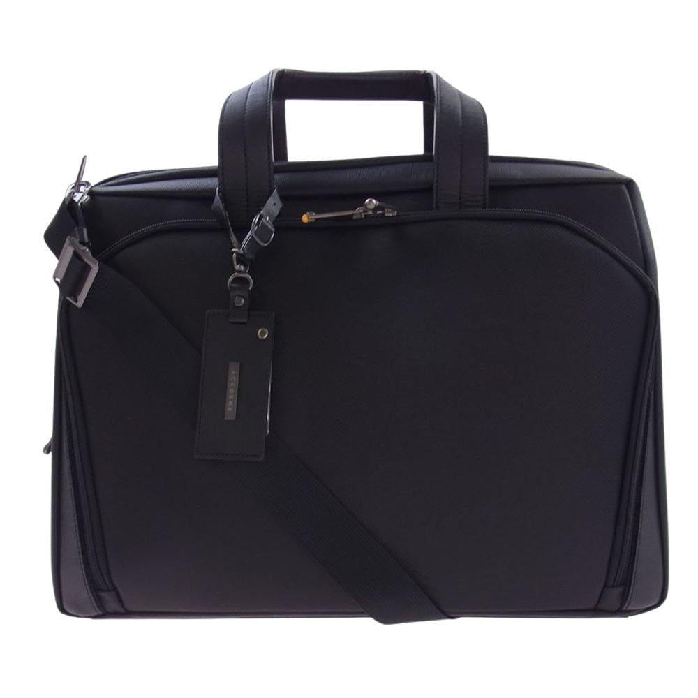 エースジーン 2WAY ナイロン ブリーフケース ビジネスバッグ ブラック系【中古】