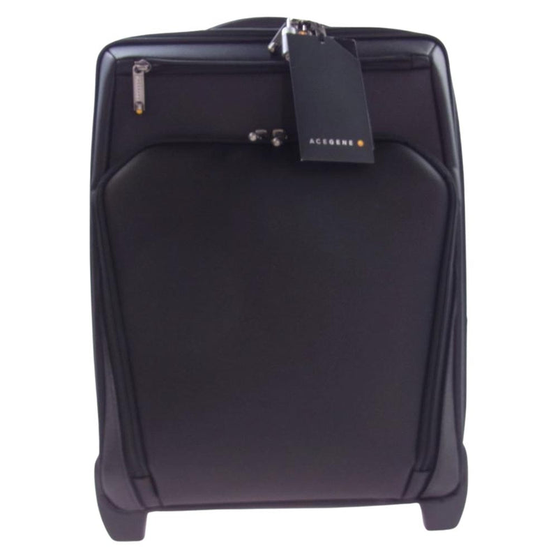 エースジーン 3095501 キャリーケース スーツケース 旅行バッグ ビジネスバッグ ブラック系 2.9kg【中古】