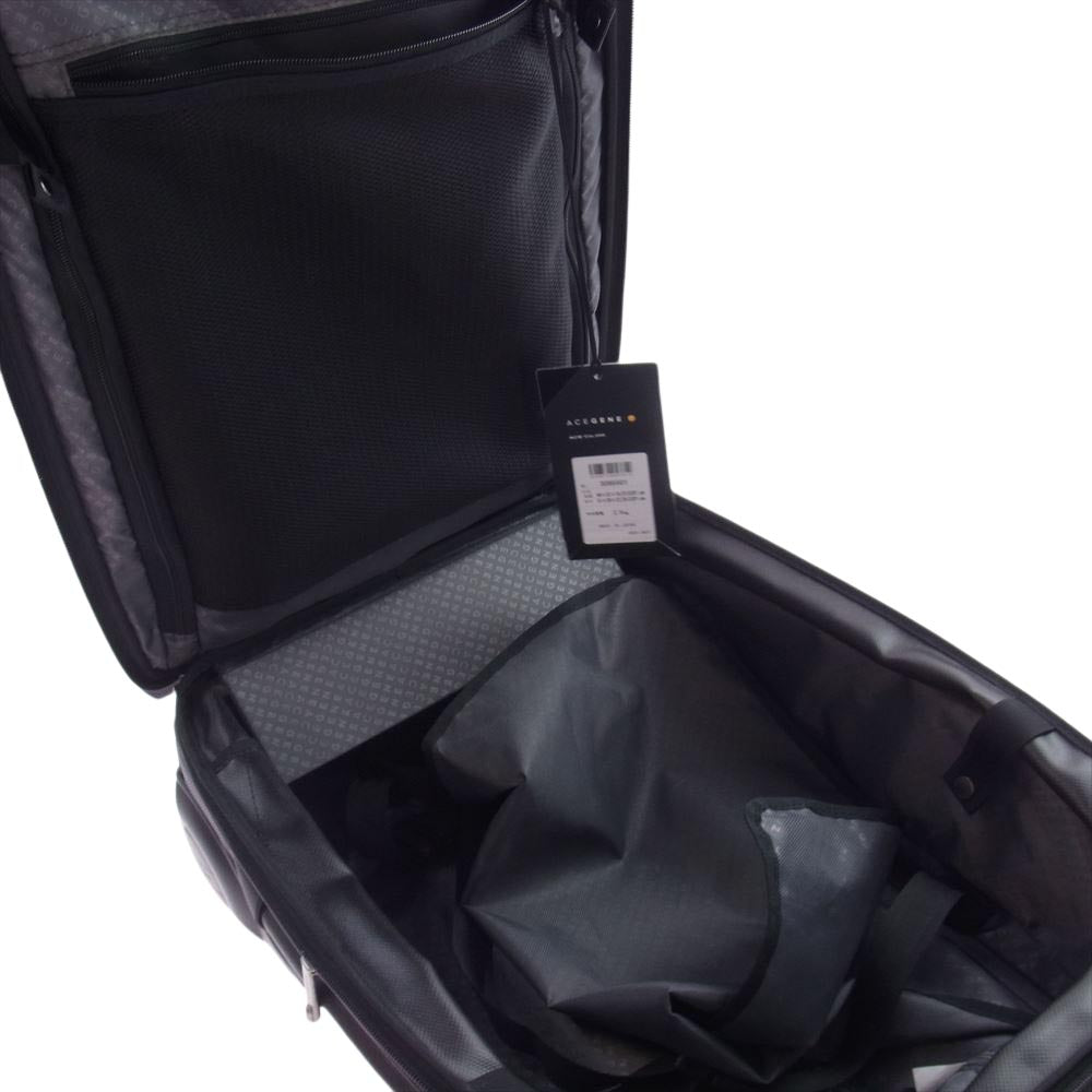 エースジーン 3095501 キャリーケース スーツケース 旅行バッグ ビジネスバッグ ブラック系 2.9kg【中古】