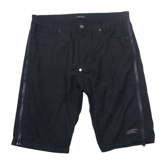 UNDERCOVER アンダーカバー 14SS M4509 サイドジップ ハーフ パンツ ショーツ ブラック系 3【中古】
