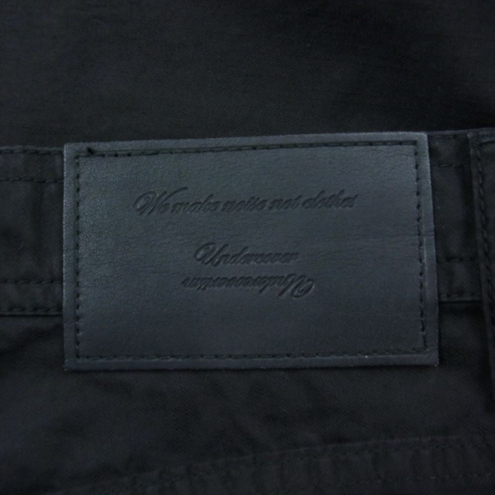 UNDERCOVER アンダーカバー 14SS M4509 サイドジップ ハーフ パンツ ショーツ ブラック系 3【中古】