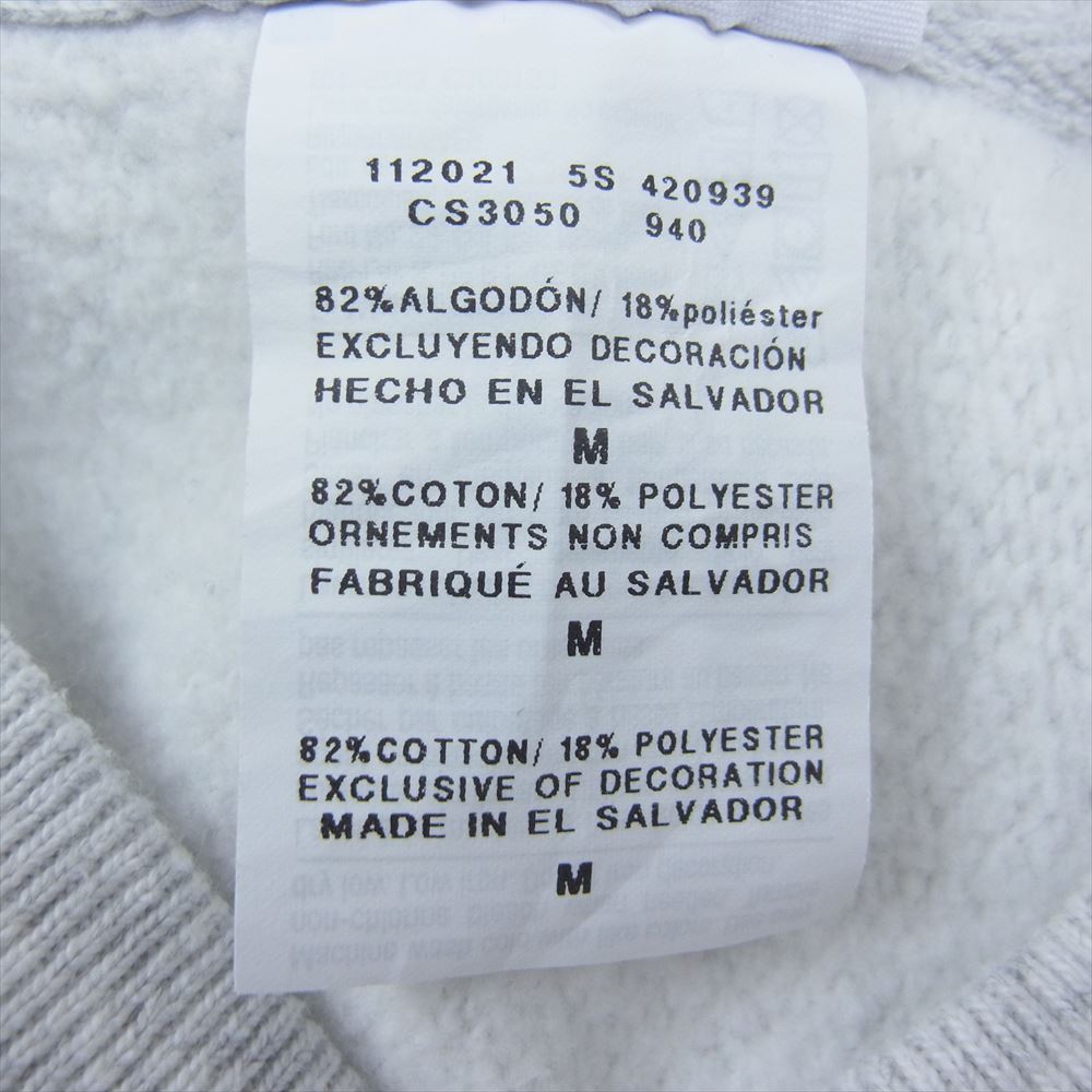 Champion チャンピオン × メトロポリタン美術館 The Metropolitan Museum REVERSE WEAVE リバースウィーブ スウェット グレー系 M【中古】