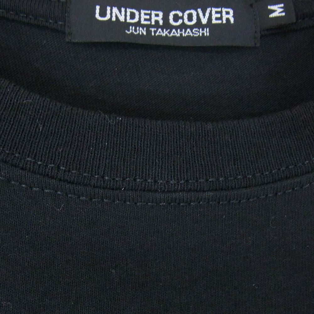 UNDERCOVER アンダーカバー SPECIAL EDITION REVOLUTION スペシャルエディション レボリューション Uロゴ プリント サイドジップ Tシャツ ブラック系 M【中古】