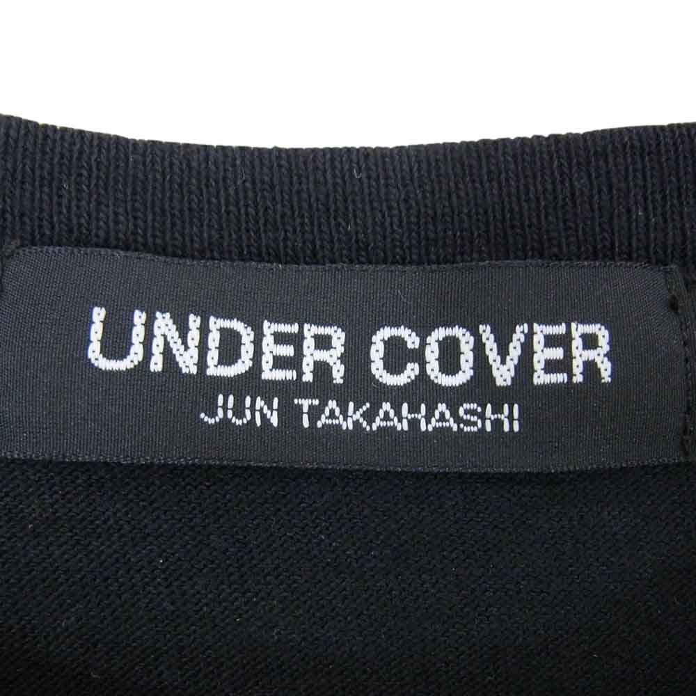 UNDERCOVER アンダーカバー SPECIAL EDITION REVOLUTION スペシャルエディション レボリューション Uロゴ プリント サイドジップ Tシャツ ブラック系 M【中古】