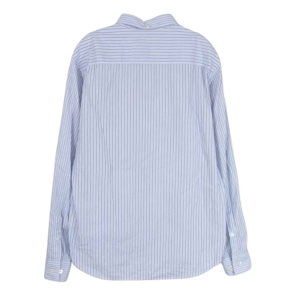 UNDERCOVER アンダーカバー 13SS K4413-1 STOP MAKING SENSE ストップ メイキング センス ストライプ 長袖 シャツ ブルー系 1【中古】
