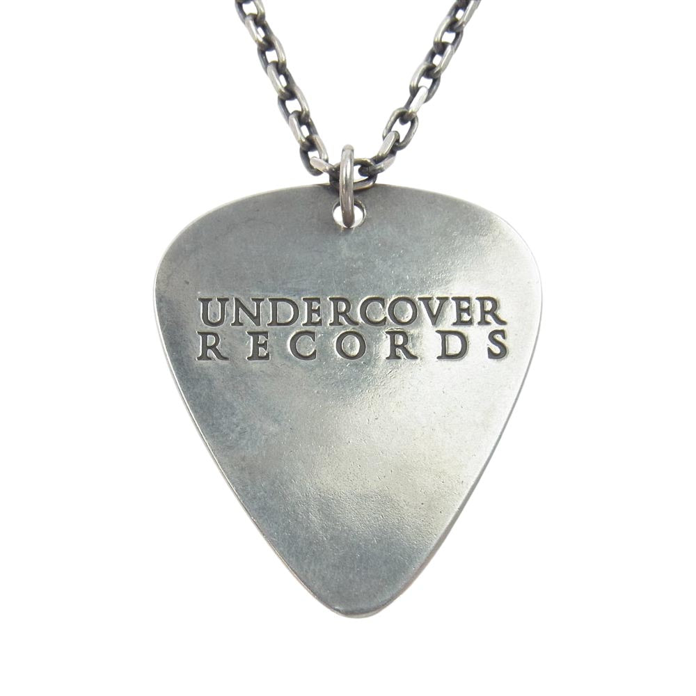 UNDERCOVER アンダーカバー RECORDS Uロゴ ギターピック ネックレス シルバー系【中古】