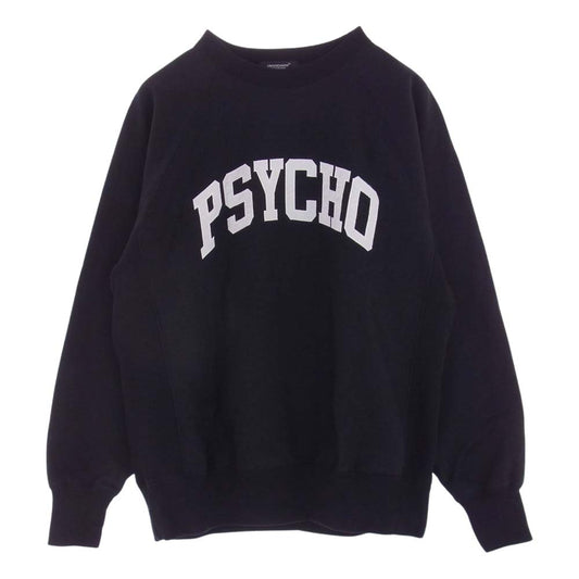 UNDERCOVER アンダーカバー 22AW UC2B4801-3 SWEAT PSYCHO サテンロゴパッチ サイコ スウェット トレーナー ブラック系 ホワイト系 2【中古】