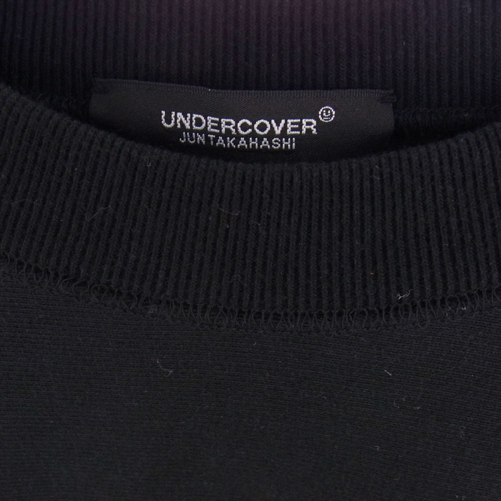 UNDERCOVER アンダーカバー 22AW UC2B4801-3 SWEAT PSYCHO サテンロゴパッチ サイコ スウェット トレーナー ブラック系 ホワイト系 2【中古】