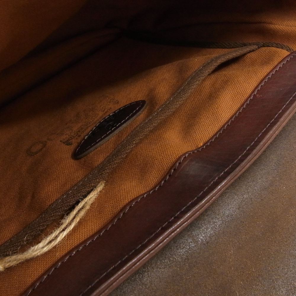 ヴァスコ LEATHER POSTMAN SHOULDER BAG ポストマン レザー ショルダー バッグ ブラウン系【中古】
