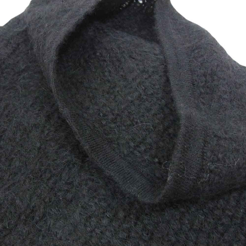アクロニウム NG5-PU Hand-Knit Suri Alpaca Neck Gaiter ネックウォーマー ブラック系【新古品】【未使用】【中古】