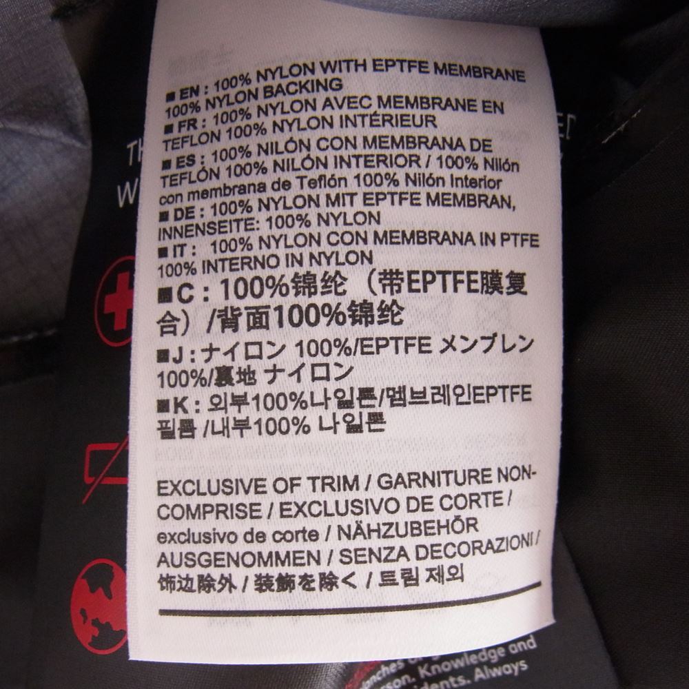 ARC'TERYX アークテリクス 25694 国内正規品 BETA ベータ SV BIRD AID対象 ジャケット ブラック系 L【新古品】【未使用】【中古】