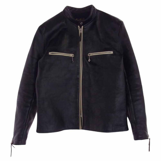 The REAL McCOY'S ザリアルマッコイズ J-100 ブコ シングル ライダーズ ブラック系 40【中古】