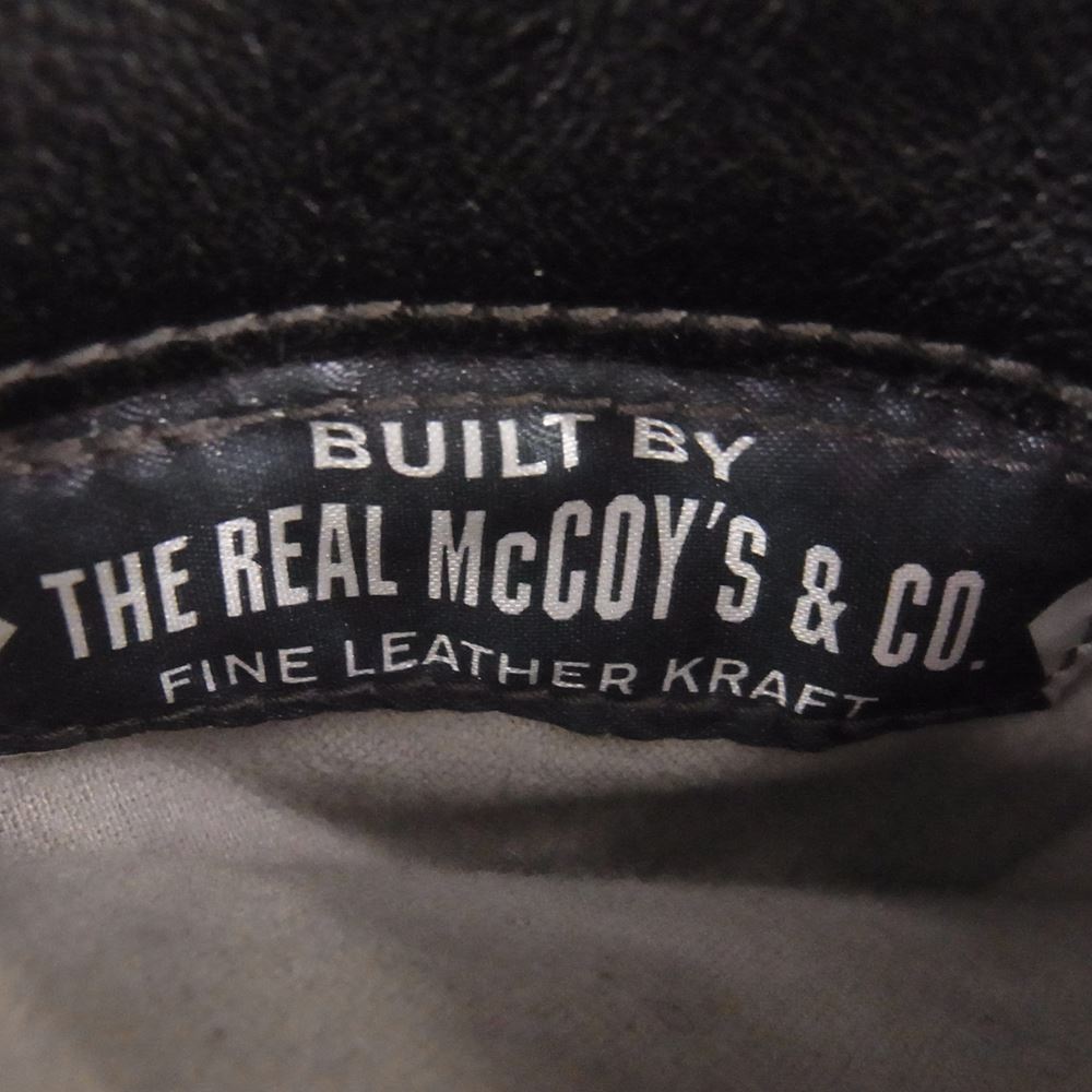 The REAL McCOY'S ザリアルマッコイズ J-100 ブコ シングル ライダーズ ブラック系 40【中古】