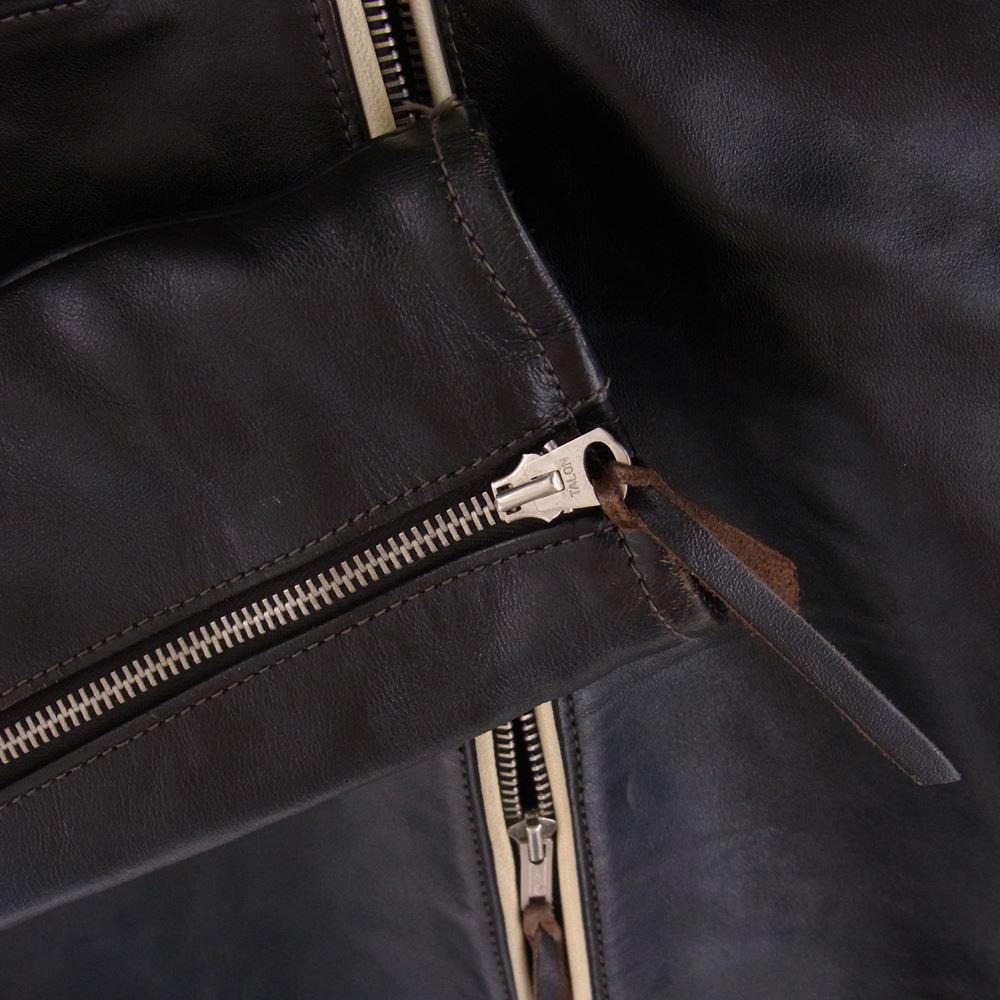 The REAL McCOY'S ザリアルマッコイズ J-100 ブコ シングル ライダーズ ブラック系 40【中古】