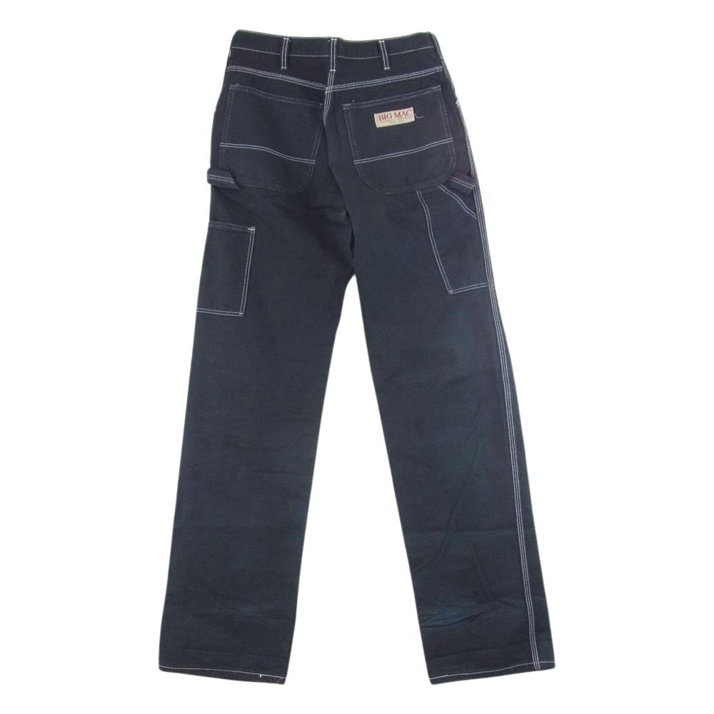 BIG MAC ビッグマック 80s 90s コットン ペインター パンツ ブラック系 31×36【中古】