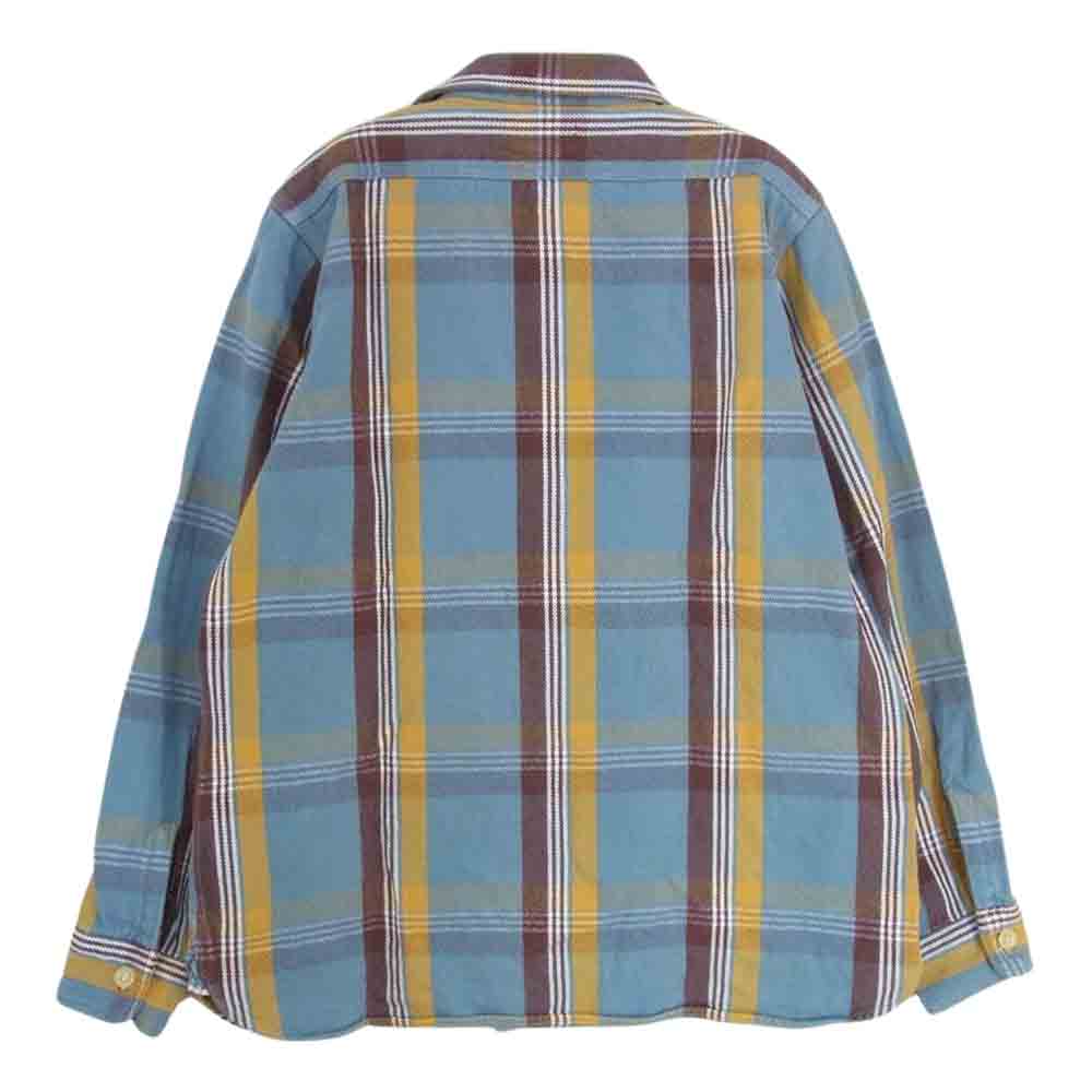WAREHOUSE ウエアハウス ヘビーネル 長袖 チェック シャツ マルチカラー系 14【中古】