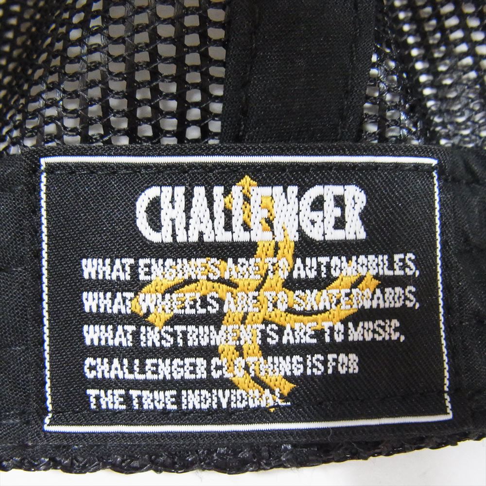 CHALLENGER チャレンジャー × SAM’S CAMS MESH CAP OTTO サムズコラボ メッシュ キャップ ブラック系【中古】
