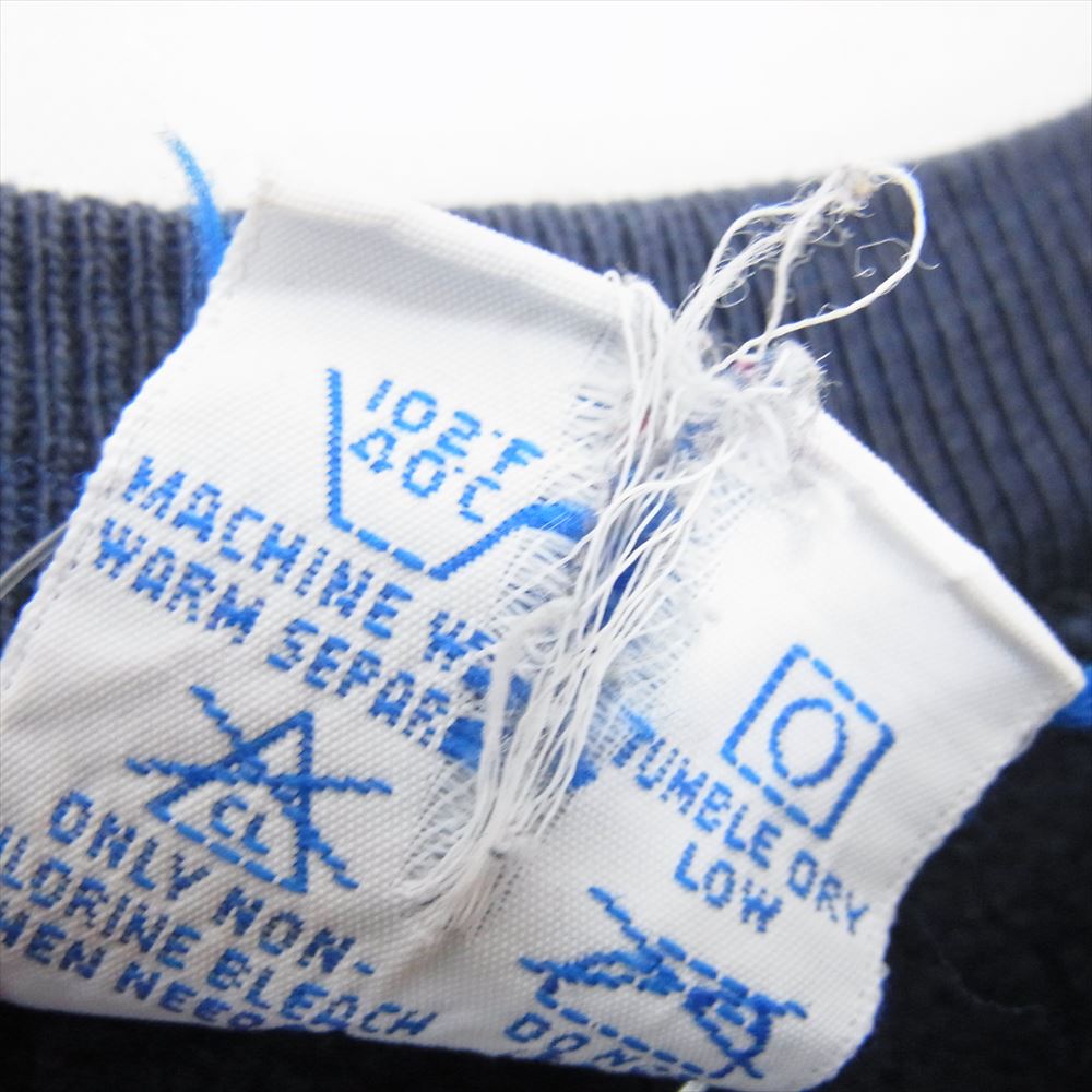 Champion チャンピオン 90s Reverse Weave リバース ウィーブ クルー ネック スウェット ネイビー系 M【中古】