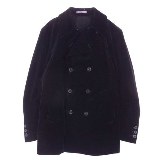 Paul Smith ポール・スミス ショートトレンチ ベロア Ｐコート ブラック系 L【中古】