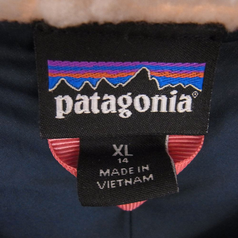 patagonia パタゴニア 65625 KIDSRETRO キッズ レトロX ジャケット フリースジャケット ベージュ系 XL【中古】