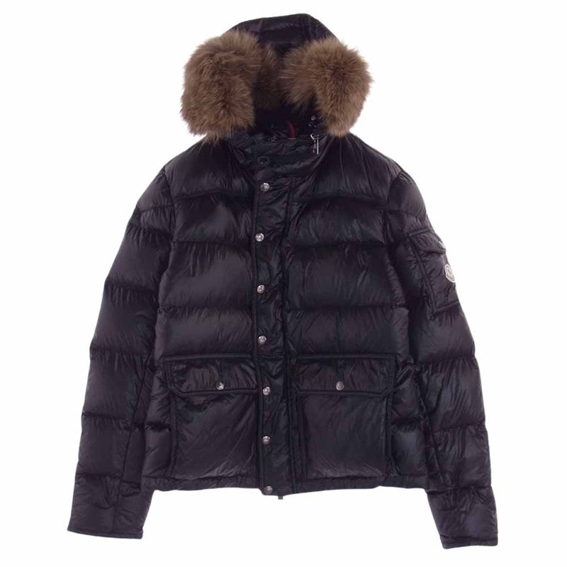 MONCLER モンクレール HUBERT  ヒューベル ダウンジャケット ブラック系 2【中古】