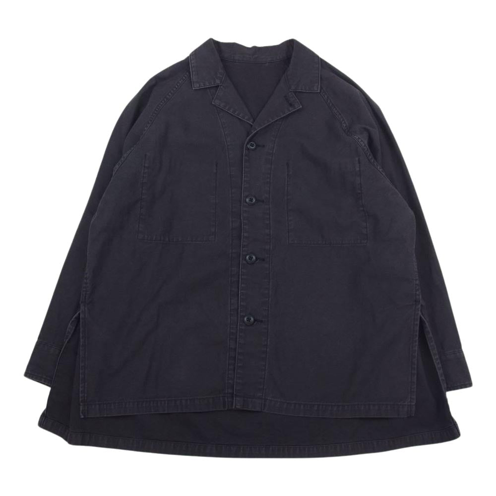 プラージュ 2022年モデル 22-050-922-1030 ARMY SH JK アーミー ミリタリー シャツ ジャケット ブラック系 36【中古】