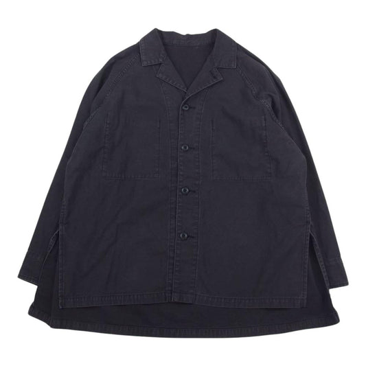 プラージュ 2022年モデル 22-050-922-1030 ARMY SH JK アーミー ミリタリー シャツ ジャケット ブラック系 36【中古】