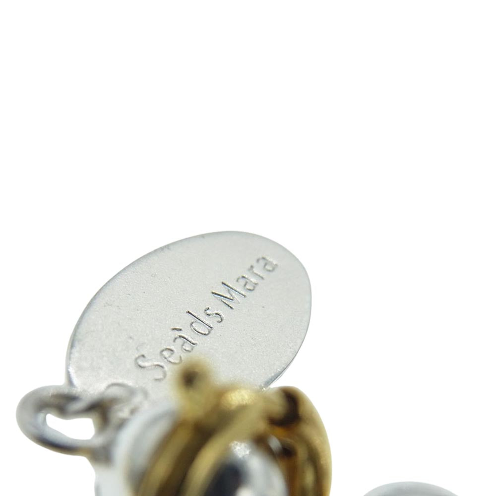 シーズマーラ combination 2WAY ball chain necklace bracelet ボールチェーン カーブポイント コンビネーション 2連ブレスレット 1連ネックレス シルバー系 ゴールド系【中古】