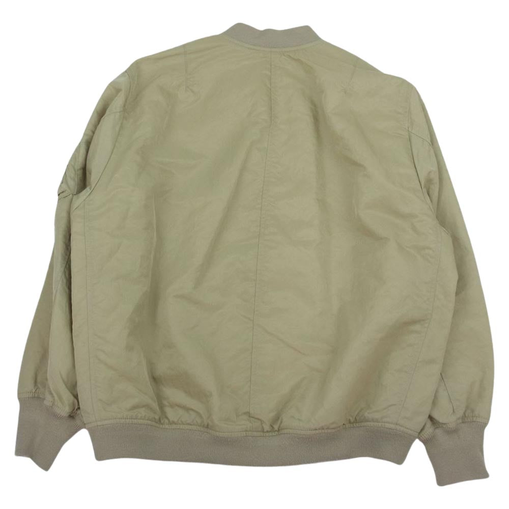 プラージュ R’IAM 2022年モデル 22-011-922-6010 MA-1 ブルゾン フライトジャケット ボンバージャケット ベージュ系 36【中古】