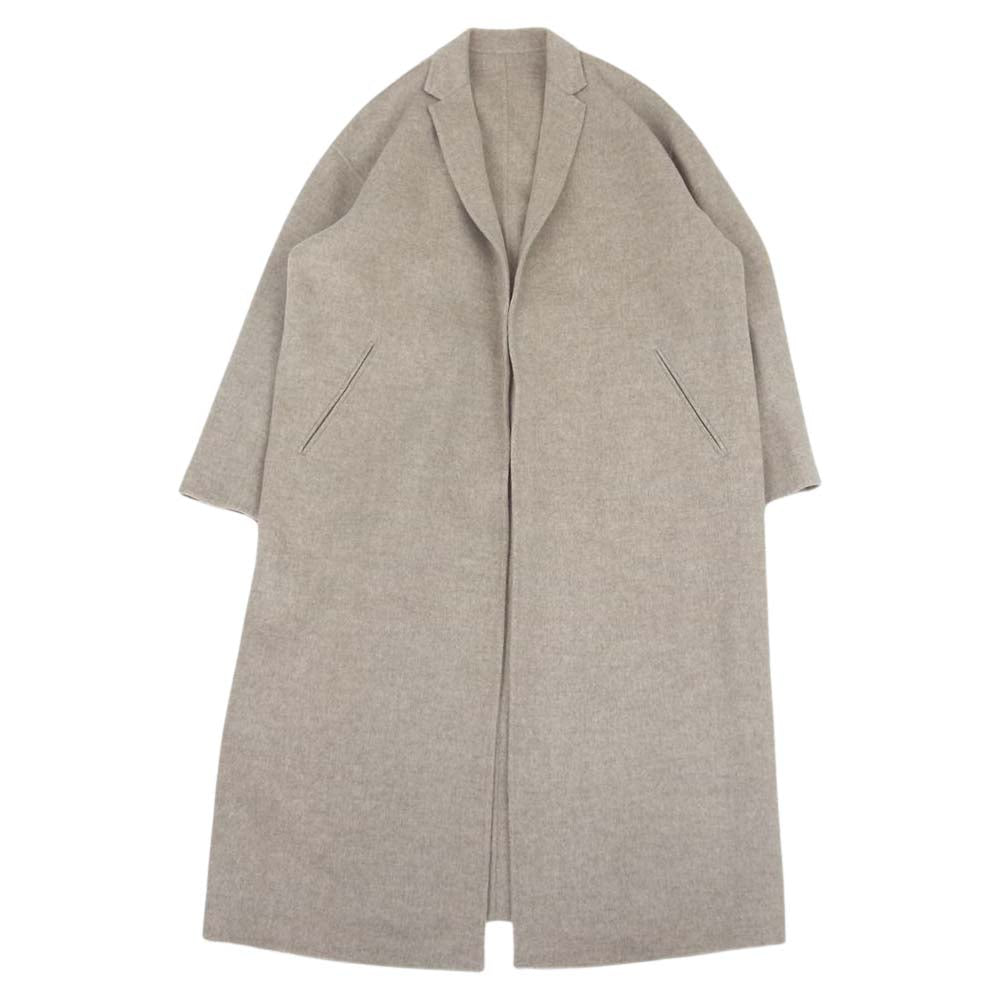 プラージュ 20AW 20-020-922-9000 2020年モデル ハミルトン テーラード ロング コート ベージュ系 36【中古】