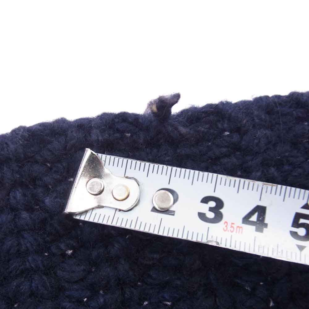 THE ELDER STATESMAN エルダー ステイツマン 2520400093 サザビータグ カシミヤ ショール カーディガン ダークネイビー系 XS【中古】